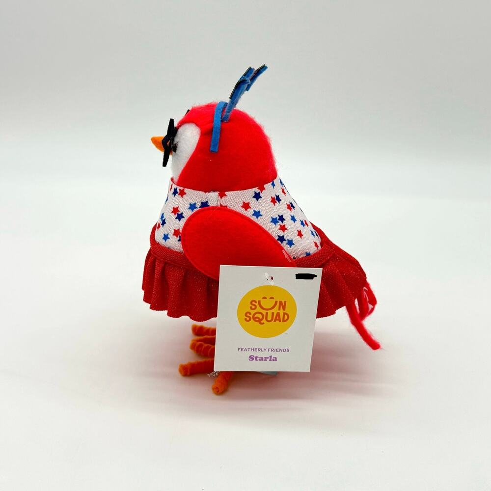 Target Sun Squad STARLA Patriotic 4th of July Star Glasses Fabric Bird 2024 New - Picture 2 of 4